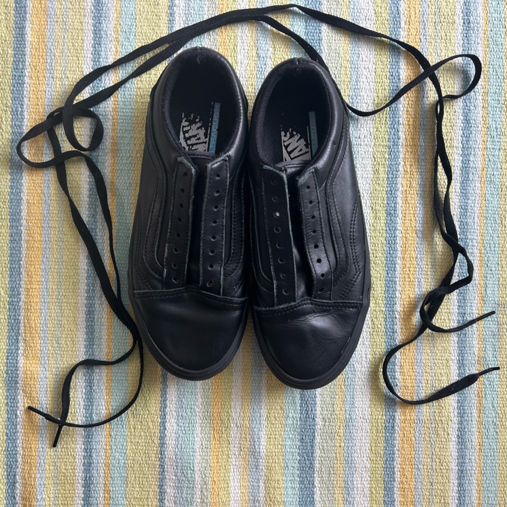 Black Non Slip Vans